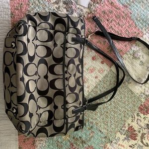 Coach baby bag